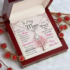 ShineOn Fulfillment Jewelry Luxury Box w/ LED Always Be Your Little Boy - Eternal Hope Necklace