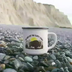ShineOn Fulfillment Jewelry 12 oz. Fluffy Cows - Camping Mug