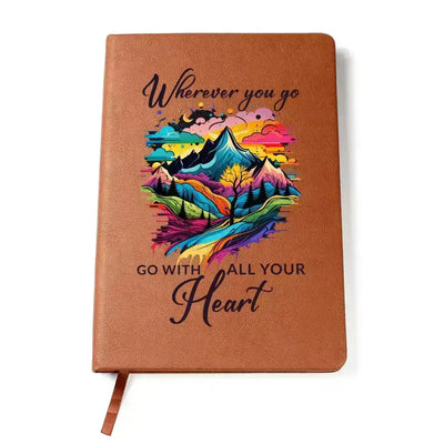 ShineOn Fulfillment Accessory Graphic Journal Go With All Your Heart - Journal