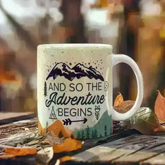 ShineOn Fulfillment Drinkware 11 oz. Adventure – Ceramic Mug