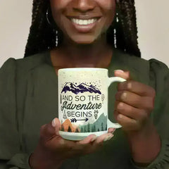 ShineOn Fulfillment Drinkware 15 oz. Adventure – Ceramic Mug