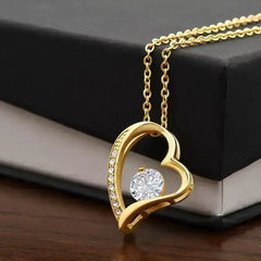 ShineOn Fulfillment Jewelry 18k Yellow Gold / Standard Box Forever Love Necklace