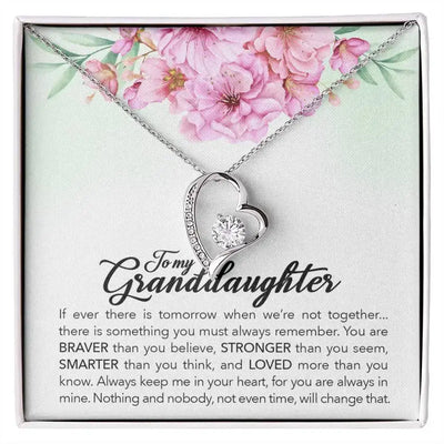 ShineOn Fulfillment Jewelry Brave Granddaughter - Forever Love Necklace
