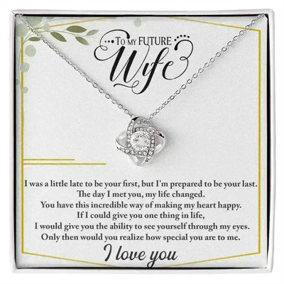 ShineOn Fulfillment Jewelry Future Wife - Love Knot Necklace