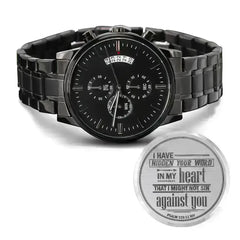 ShineOn Fulfillment Jewelry I Have Hidden Your Word (Psalm 11911) – Men's Watch