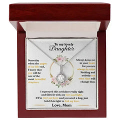 ShineOn Fulfillment Jewelry Luxury Box w/ LED Feel My Love - Eternal Hope Necklace